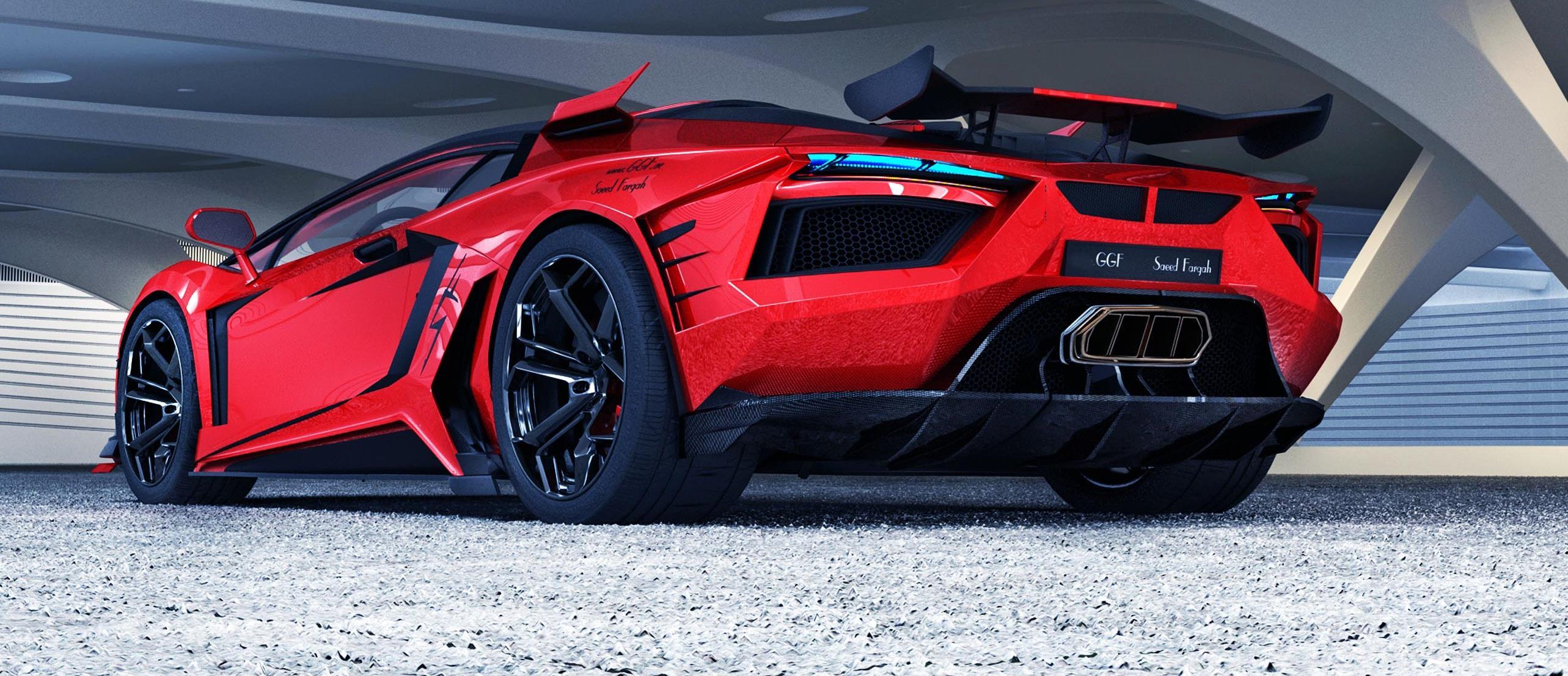 Aventador SF, a project by Saeed Fargah